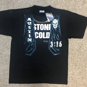 VTG STONE COLD STEVE AUSTIN KIDS LARGE